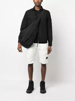 C.P. Company шорты карго с декором Lens, белый