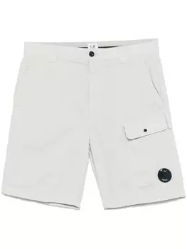 C.P. Company шорты с декором Lens, серый