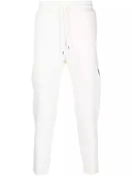 C.P. Company спортивные брюки с декором Lens, белый