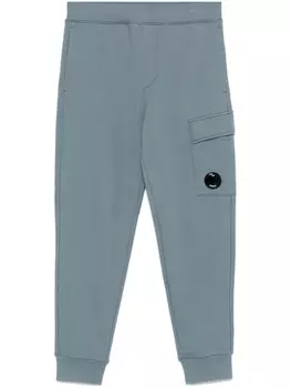C.P. Company спортивные брюки с декором Lens, серый