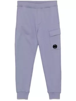 C.P. Company спортивные брюки с декором Lens, фиолетовый