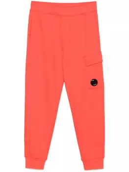 C.P. Company спортивные брюки с декором Lens, красный