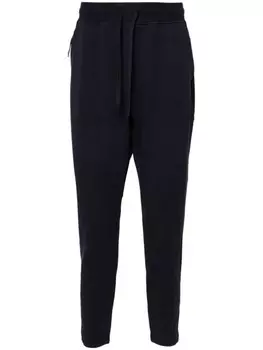 C.P. Company спортивные брюки с нашивкой-логотипом, синий