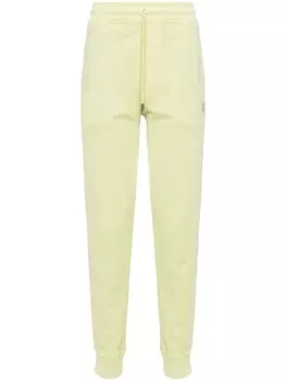 C.P. Company спортивные брюки с вышитым логотипом, зеленый