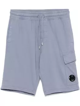 C.P. Company спортивные шорты с декором Lens, серый