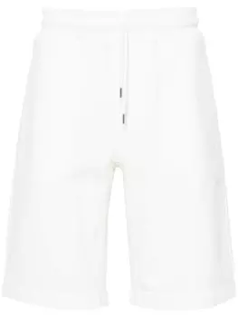 C.P. Company спортивные шорты с вышитым логотипом, белый