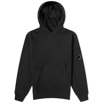 C.P. Company Толстовка с капюшоном Arm Lens Popover, черный