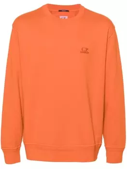 C.P. Company толстовка с вышитым логотипом, оранжевый
