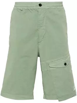 C.P. Company твиловые шорты, зеленый