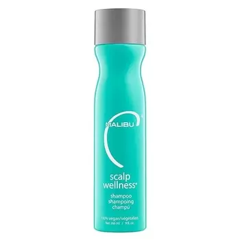 C Scalp Wellness Shampoo Успокаивающий увлажняющий шампунь для сухой кожи головы с маслом мяты, 9 жидких унций, Malibu