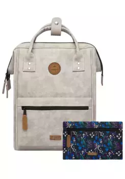 CABAIA рюкзак "Adventurer M Нубук", городской рюкзак со сменными передними карманами, серый