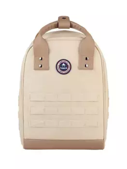 CABAIA рюкзак "Old School S Recycled", городской рюкзак со сменными передними карманами, кремовый