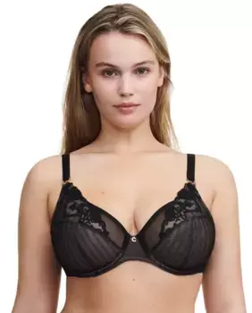 Cabaret Sauvage Бюстгальтер на косточках с максимальной поддержкой и прикрытием Chantelle, черный