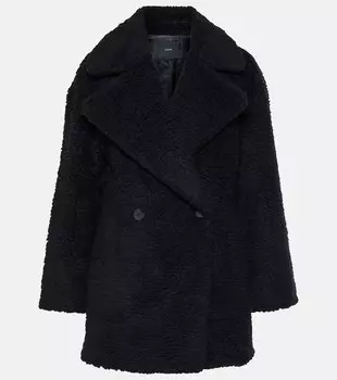 Cacheux из верблюжьей шерсти и шелкового пальто Joseph, черный