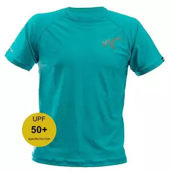Cadiz Regular Fit Rash Guard Устойчивость к УФ-излучению - Мужская - Водонепроницаемая рубашка UPF50+ WATRFLAG, темно-бирюзовый