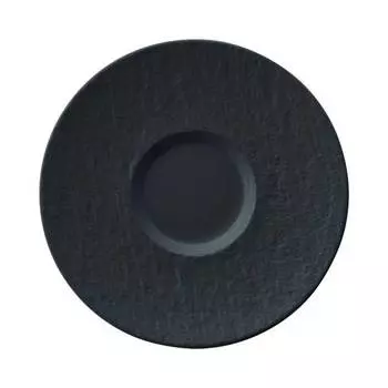 Caf au lait saucer manufacture rock Villeroy & Boch, черный