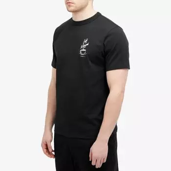 Cafe Kitsune Футболка Relax с чашкой кофе, черный