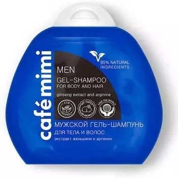Cafe Mimi Men гель-шампунь для тела и волос 100мл, Natura Siberica