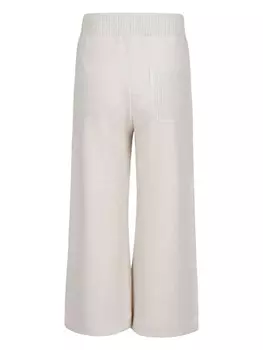 Caffe' D'orzo брюки с ребристым поясом, нейтральный цвет