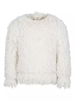 Caffe' D'orzo фактурный джемпер, нейтральный цвет