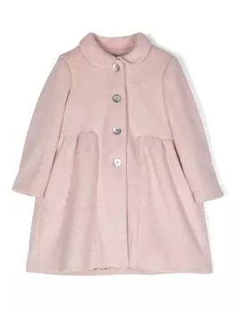 Caffe' D'Orzo пальто со сборками, розовый