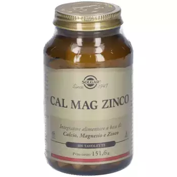 Cal Mag Zinc 100Tav Минеральные соли Solgar
