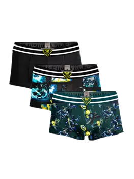 Caleons 3 упаковки мужского качества Parfaite ceinture douce Muchachomalo, мультиколор