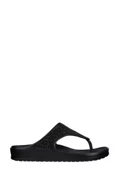 Cali Breeze 20 Love женские блестящие босоножки Skechers, черный
