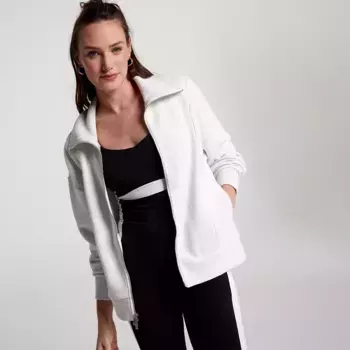 CALIA Женская куртка Elevate на молнии во всю длину, цвет Raw White