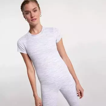 Calia Женская укороченная жаккардовая футболка Essential, мультиколор