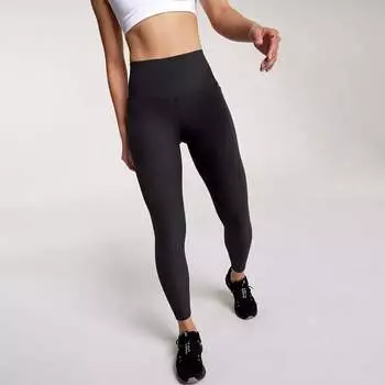 Calia Женские леггинсы в рубчик со швами Essential размером 7/8, черный