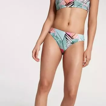 Calia Женские плавки для плавания со средней посадкой и высокой талией