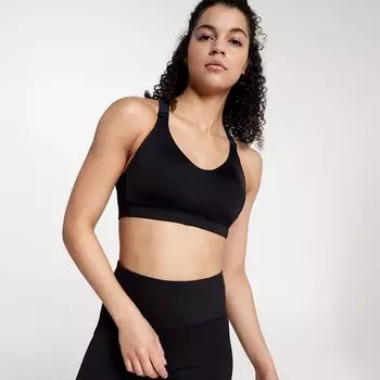 Calia Женский бюстгальтер с двумя бретелями Made To Move, черный