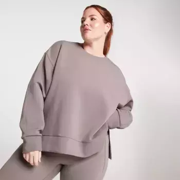 CALIA Женский мягкий свитшот с круглым вырезом и аквалангом, темно-серый