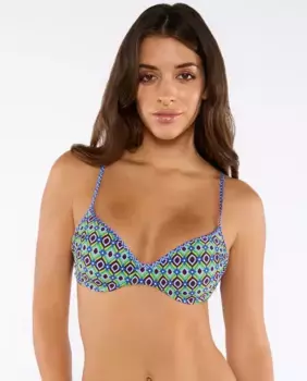 CALIS Бюстгальтер бикини на косточках из пеноматериала, чашка B Onades, мультиколор