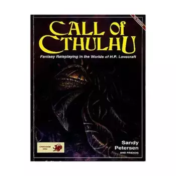 Call of Cthulhu (4th Edition), Call of Cthulhu - Rule, Source & Supplement Books (Chaosium 1st-5.5 Editions), мягкая обложка