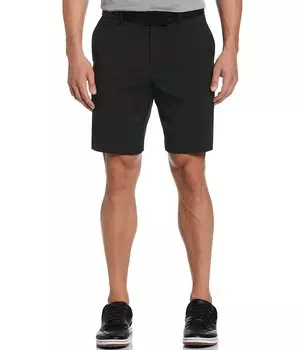 Callaway Classic Fit Flat Front Opti-Stretch Active Waistband Solid 9 Шорты по внутреннему шву, черный