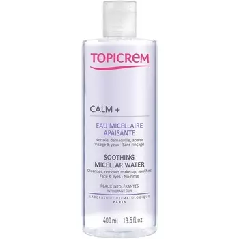Calm+ Успокаивающая мицеллярная вода 400мл, Topicrem
