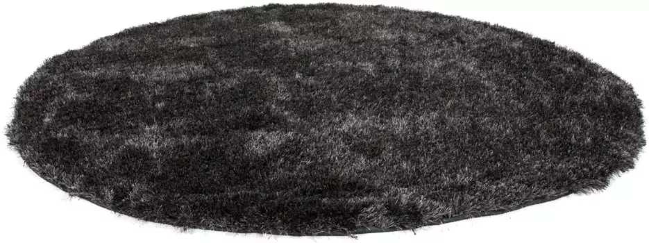 Calo-Deluxe мохнатый ковер "Masada 900", круглый, для гостиной 160 см, цвет anthrazit