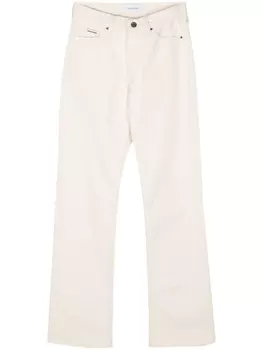 Calvin Klein джинсы bootcut средней посадки, нейтральный цвет