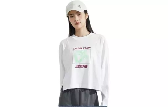 Calvin Klein Футболка женская Moon White YAF