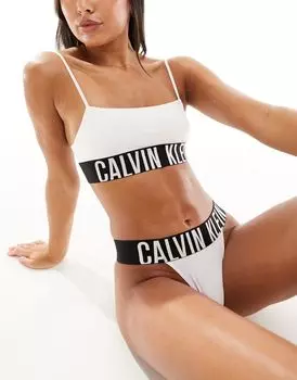 Calvin Klein – Intense Power – Белый бюстгальтер без подкладок