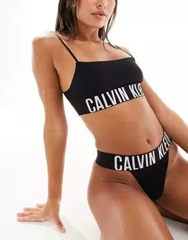 Calvin Klein – Intense Power – Черный бюстгальтер без подкладок