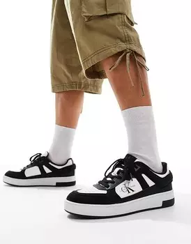 Calvin Klein Jeans – Basket Authentic – Черно-белые кроссовки