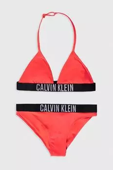 Calvin Klein Jeans Детский купальник из двух частей, розовый