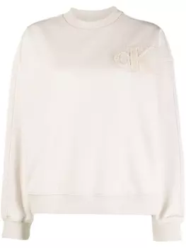 Calvin Klein Jeans джемпер с приспущенными плечами, нейтральный цвет