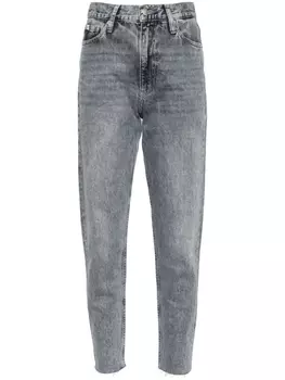 Calvin Klein Jeans джинсы Mom с завышенной талией, серый