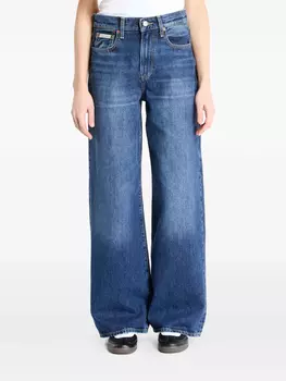 Calvin Klein Jeans джинсы The Wide Leg Tinted, синий