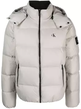 Calvin Klein Jeans Essentials padded down jacket, серый