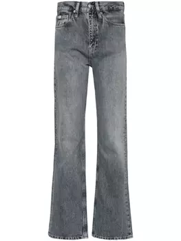 Calvin Klein Jeans прямые джинсы с завышенной талией, серый